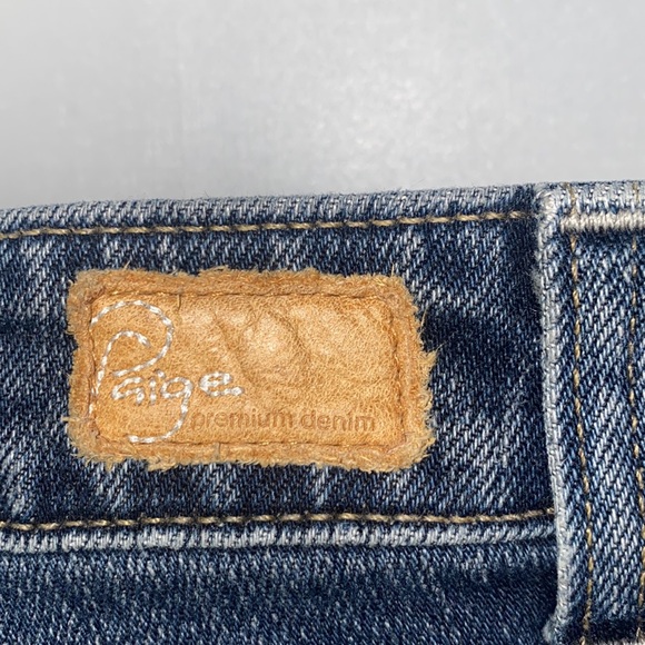 PAIGE Robertson wide leg flare denim jeans size 32 - Picture 7 of 12